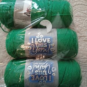 Green Fiber Art Yarn